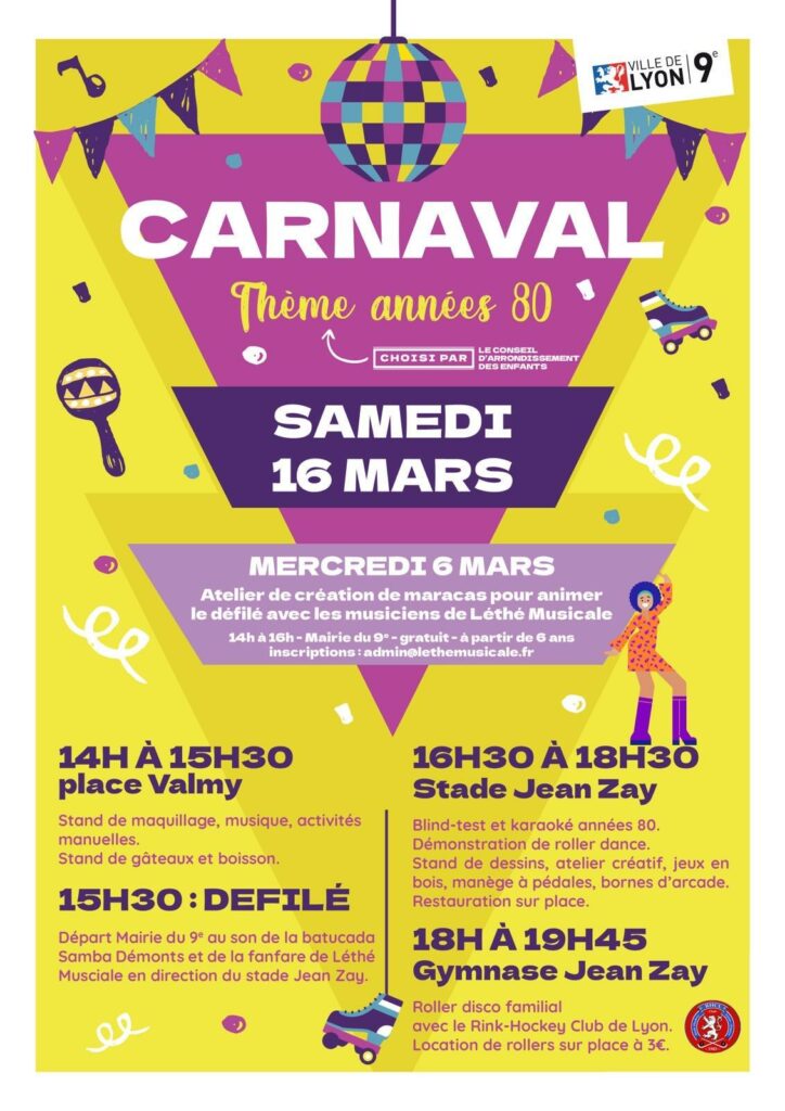 Programme carnaval 2024